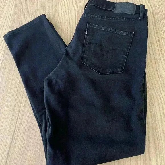 Levis 311 Shaping Skinny Black Wash Jeans Sz 29 - Picture 4 of 13